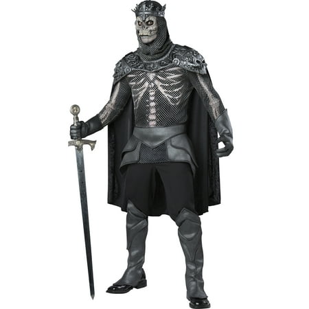Skeleton King Mens Adult Zombie Royal Prince Halloween Costume