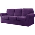 thumbnail image 1 of CHUN YI Stretch Checks Spandex Sofa Cover Separate Backrests Cushions Cover Slipcover, 1 of 5