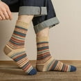 thumbnail image 4 of 5 Pack Winter Socks For Women Knitted Socks Thick Warm Soft ouple Socks Free Size 6-11, 4 of 9