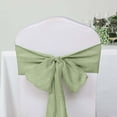 thumbnail image 2 of Efavormart 5 Pack | Sage Green Jute Faux Burlap Chair Sashes, Boho Chic Linen Decor - 6"x108", 2 of 10