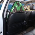thumbnail image 5 of Uourmeti Front Seat Cover Machine Washable Microfiber, Compatible with Car Truck Seat, for Cars Trucks SUVs, French Bulldog Bone Theme, 5 of 7