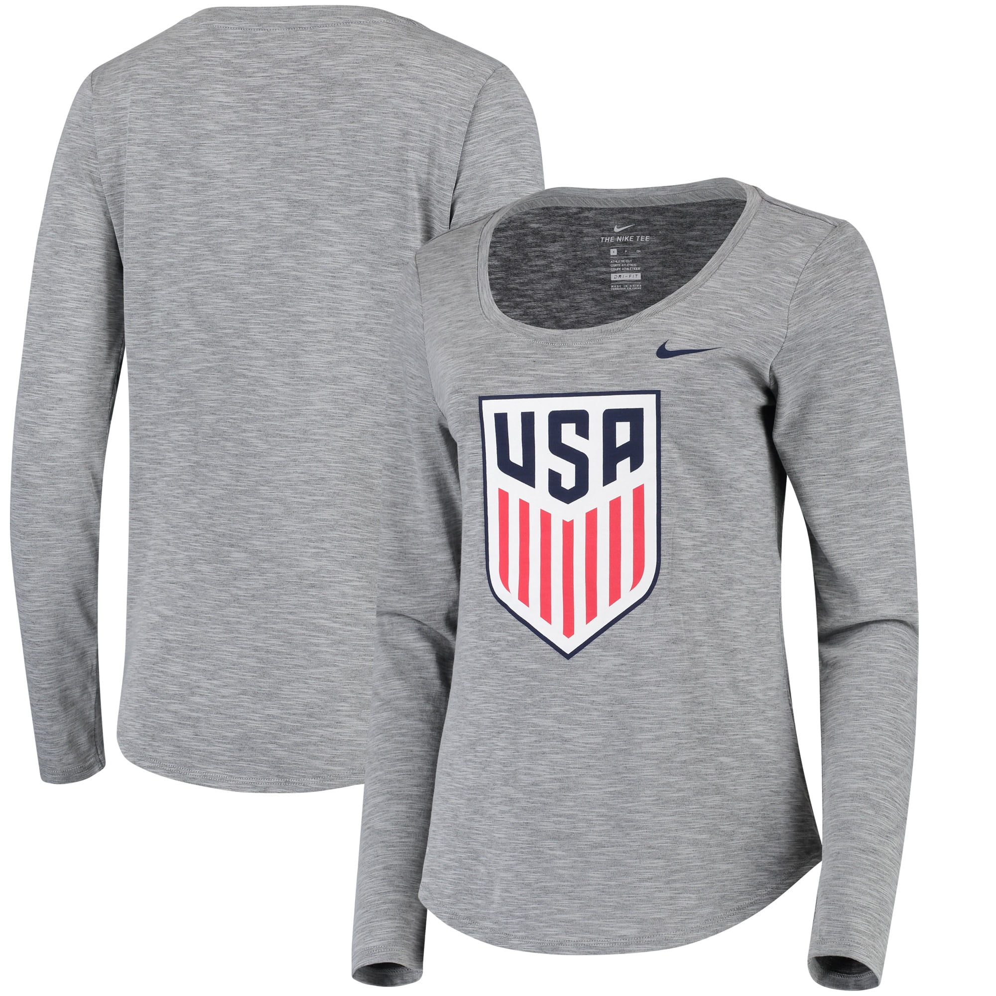 nike slub long sleeve hooded tee