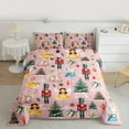 thumbnail image 2 of Manfei Cartoon Ballet Nutcracker Queen Comforter Set,Kawaii Elf Girl Bedding Sets,Happy Christmas Bedding Comforter Set For Kids,Luxury Bedroom Decor Reversible,3-Piece, 2 of 8