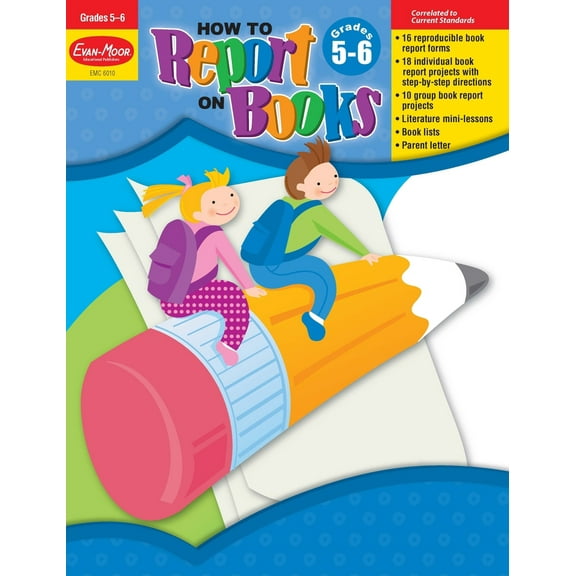 Pre-Owned How to Report on Books, Grade 5 - 6 Teacher Resource (Paperback) 1596730862 9781596730861