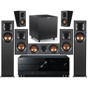 Yamaha 7.2-Channel Wireless Bluetooth 4K 3D A/V Surround Sound Receiver + Klipsch Multimedia Home Theater Speaker System