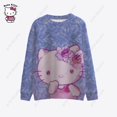 thumbnail image 2 of Nouveaux Chandails à Capuche Harajuku d'Automne à Manches Longues pour Femme, Style Vintage Décontracté, Coupe Ample, Sweat à Capuche pour Femmes, Imprimé Hello Kitty, 2 of 7