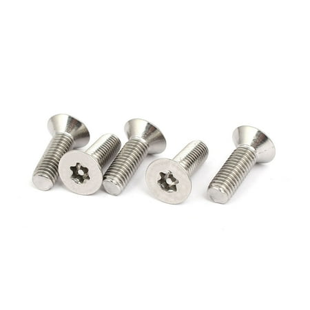 

M8x25mm 5/16 x 1 Torx Anti Theft Tamper Resistant Proof Security Screw 5pcs