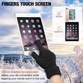 thumbnail image 4 of Winter Touchscreen Gloves， Warm Knit Gloves Elastic Cuff ，Winter Gloves - style 4, 4 of 5