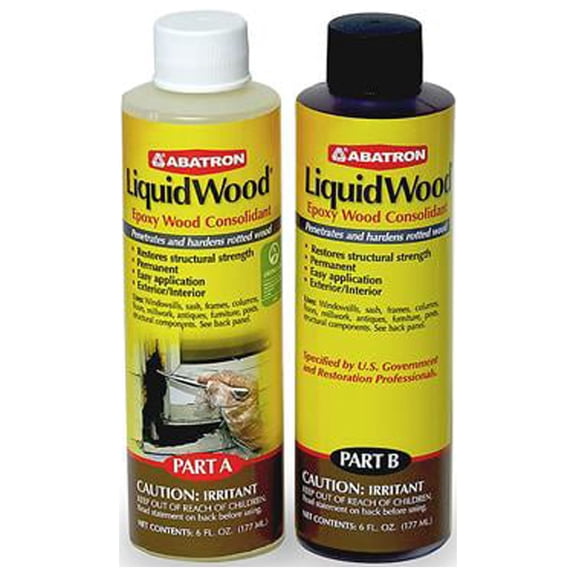 Abatron LWAB6OR LiquidWood Epoxy, Wood Hardener, 12-oz. - Quantity 22