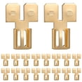 thumbnail image 1 of 50 Uds. Terminales de desconexión adaptadores de desconexión rápida terminales de cable eléctrico Terminal de pala macho doble suministros eléctricos, 1 of 5