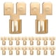 thumbnail image 1 of 50 Uds. Terminales de desconexión adaptadores de desconexión rápida terminales de cable eléctrico Terminal de pala macho doble suministros eléctricos, 1 of 6