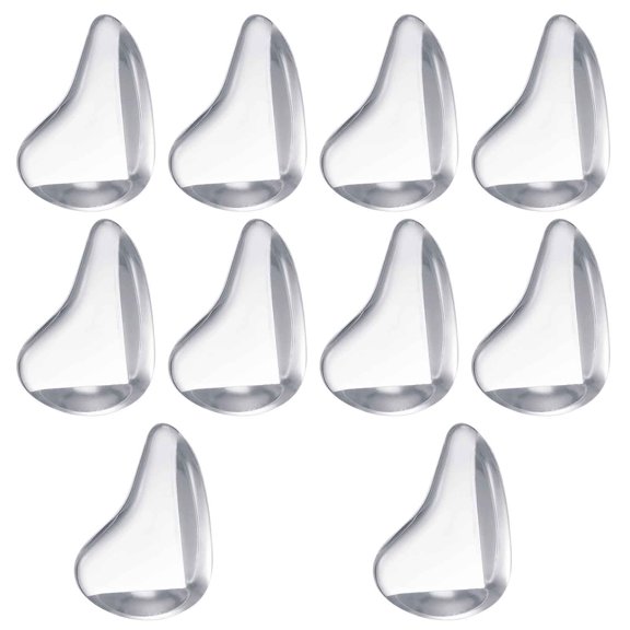ZZkhGO Transparent Table Corner Guards, Child Safe Silicone Corner Protectors, Clear Plastic Furniture Edge Guards for Desk Glass Table Bed Frame