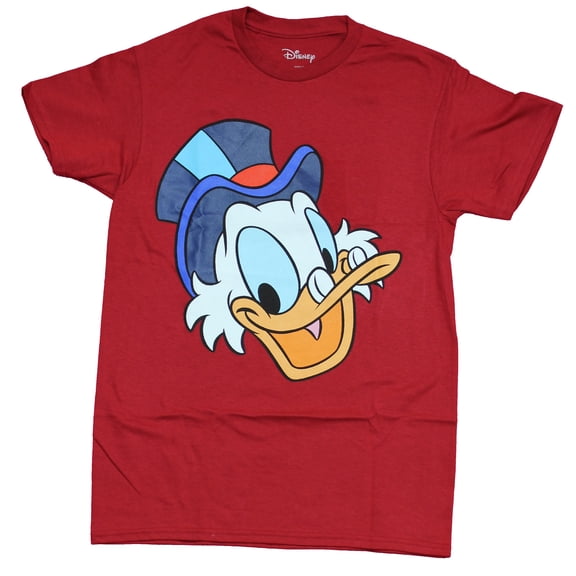 Scrooge Mcduck Disney Mens T-Shirt - Classic Large Face Image (3X-Large)