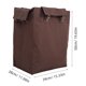 thumbnail image 2 of IDEANATEGRATE Bolsa Para Almacenamiento En Carrito De Limpieza Color Marrón Claro Con Acceso Y Resistente, 2 of 6