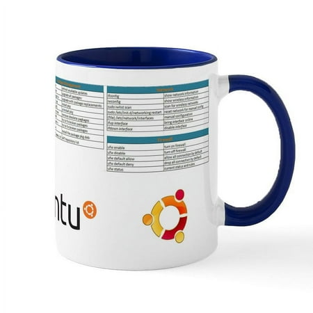 

CafePress - Ubuntu Reference Mug - 11 oz Ceramic Mug - Novelty Coffee Tea Cup