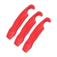 thumbnail image 3 of Jeu de Levier de Pneu 3 Pièces Outil de Réparation Pneu Durable Léger Rouge, 3 of 9