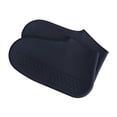 thumbnail image 1 of Sonducket 1 par de fundas para zapatos antideslizantes, flexibles, impermeables, plegables, elegantes, de color sólido, portátiles, Accesorios de calzado Negro M, 1 of 6