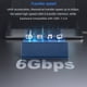 thumbnail image 3 of USB 3.1 TYPE-C a M.2 NGFF SSD Box Soporte UASP para 2230/2242/2260/2280 SSD Barbie Nuevos Originales, 3 of 9