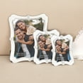 thumbnail image 6 of Unique Bargains Picture Frame Pearl Plated Photo Frame for Tabletop Display Gold 7x10 in, 6 of 6