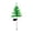 Green, variant on Christmas Tree Stake Lights, Solar LED Garden Lights Outdoor Decoration, Colorful Flashing and Steady Lighting for Yard Patio Lawn Holiday Decor, 1 Pack