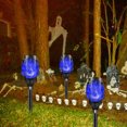 thumbnail image 2 of Parpadeo Decoración de jardín Luz Camino Luz IP55 a prueba de agua (Luz azul 4PCS), 2 of 6