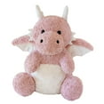thumbnail image 4 of Peluche de dragón con alas, muñeco suave con cojín de dragón volador en dibujos animados, dragón Rosa, 4 of 9
