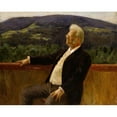 thumbnail image 2 of Erik Werenskiold 24x20 Black Ornate Framed Double Matted Museum Art Print Titled: Portrait of the Poet Bjornstarn Bjornson, 2 of 5
