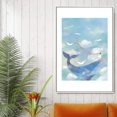 thumbnail image 2 of IDEA4WALL Framed Canvas Wall Art for Living Room, Bedroom Whale Canvas Prints for Modern Home Decoration Ready to Hang, 2 of 4