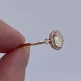 thumbnail image 5 of EOEMY Elegant Wedding 14K Rose Gold Plated Rings Cubic Zirconia Jewelry Size 6-10-8, 5 of 5
