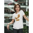 thumbnail image 2 of Magic Golden Firebird Phoenix T-Shirt Women -Image by Shutterstock, Female Medium, 2 of 4