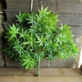 thumbnail image 1 of Green plant Big Tree plane branch Orange Leaf Maple Leaf French Banyan tea leaf plastic leaf, 1 of 6