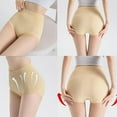 thumbnail image 4 of Sleek Hip Leakproof Panties Sleekhip High-Waist Tummy-Control Butt-Lifting Undies Lightweight Comfort Underwear Women（5pcs-d,Small）, 4 of 7