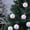 White Size C H3, variant on ZZkhGO Christmas Decoration Balls, 6 PCS Foam Hanging Ornaments for Tree, White Creative Party Decor with Hooks for Holiday Wedding Birthday