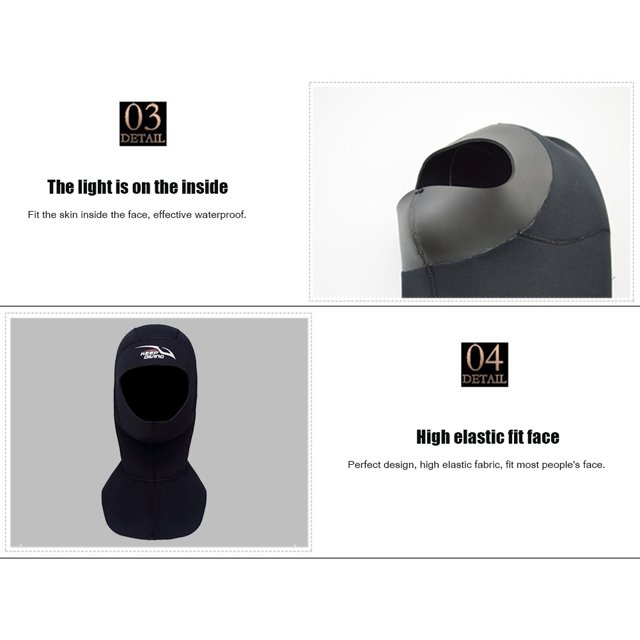 Gorro Con Capucha De Buzo Keep Diving Hood Cap Winter Swimming Warm Head Ear Protect Surf Snorkeling Hat Sywqhk Para Estrenar