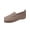 Light Gray, variant on Women Leopard Print Square Toe Knitted Loafers Breathable Slip On Walking Shoes Lightweight Soft Sole Casual Footwear for Daily Wear