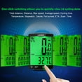 thumbnail image 3 of Bike Speed Meter,Functional L Sn Bike Computer Ipx6 Waterproof Temperature Functional Lcd Screen Computer Mountain Bike Lcd Screen Computer Temperature Stopwatch Mountain Bike Ipx6 Eryue, 3 of 6