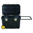 thumbnail image 2 of Stanley Mobile Tool Chest, 24 Gallon, 30  W x 19  D x 19  H, Plastic, Black, Tote Tray, 2 Compartments, 2 of 2