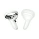 thumbnail image 2 of Juego de accesorios 4 en 1 compatible con Oculus Quest 2, cubierta de agarre del controlador táctil Meterk Blanco, 2 of 7