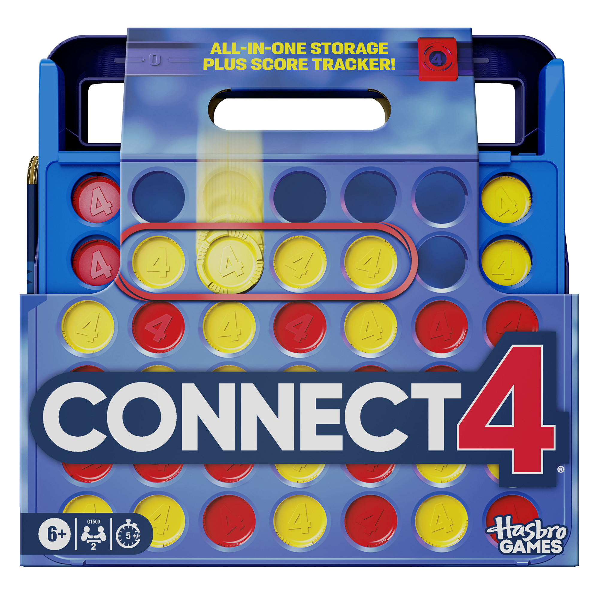 Connect 4 Classic Grid Strategy Game, 2-Player photo 1