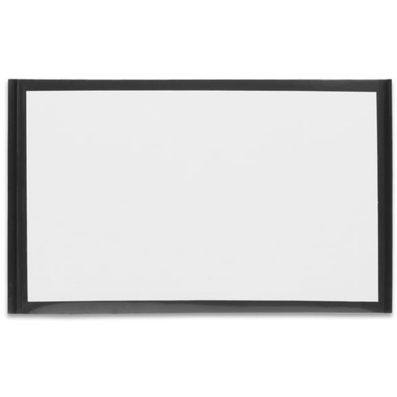 Tatco Label Inserts Magnetic Label Holders - Support 3" x 5" Media - 3.4" x 5.4" x - Vinyl - 10 / Pack - Black | Bundle of 2 Packs