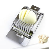 Egg Slicer, Hard Boiled Eggs Cutter, Strawberry Slicer, Duty Aluminium Tomato Slicer Stainless Steel Wire Multipurpose Egg Slicer Dicer for Soft Fruit Mushroom Home Use