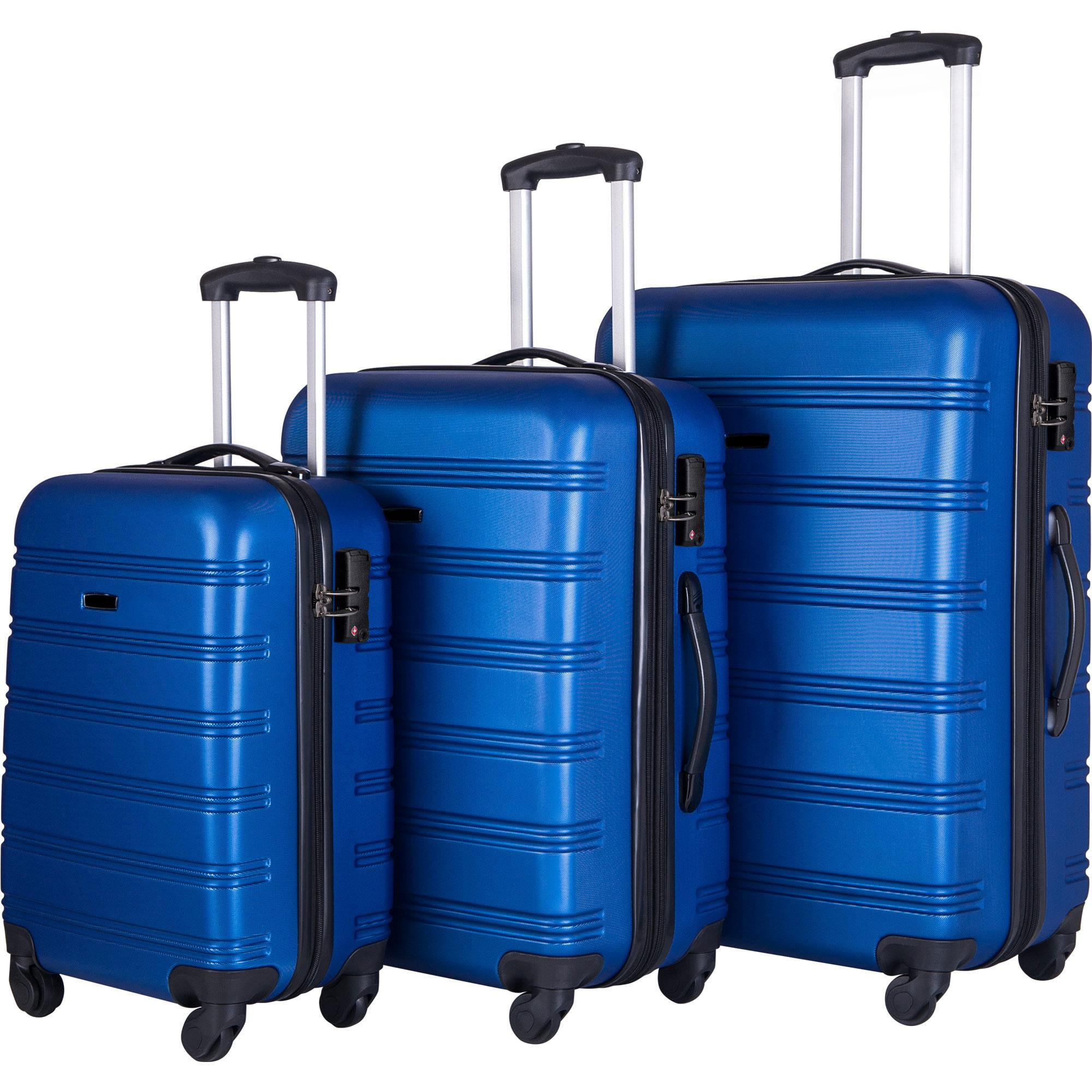  LARVENDER Luggage Sets, Luggage 4 Piece Set, Expandable Luggage  Set Clearance for Women Suitcsases with Spinner Wheels Hardside Luggage  with TSA Lock (Aqua Blue)