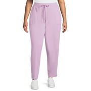 Athletic Works Women's Plus Size Pull-On Knit Pants, 30 Inseam