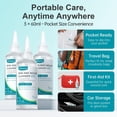 thumbnail image 4 of Dimora First Aid Antiseptic Cleanser, OTC Antimicrobial Wound Wash for Cuts, Scrapes & Burns - Skin-Neutral pH Skin Cleanser, 3-Pack Non-Irritating Travel Size Wound Care (6 oz Total), 4 of 11