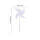 thumbnail image 2 of White Plastic Pinwheels DIY Toy for Decor 24Pcs Handmade Pinwheels, 2 of 4
