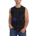 thumbnail image 1 of Fotbe Mathematica Science Men's Camiseta sin Mangas Estampada para Hombres, Playera Casual para Gimnasio, Entrenamiento, Playa-3X-Large, 1 of 7