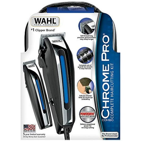 Wahl Chrome Pro Complete Haircutting Combo Kit