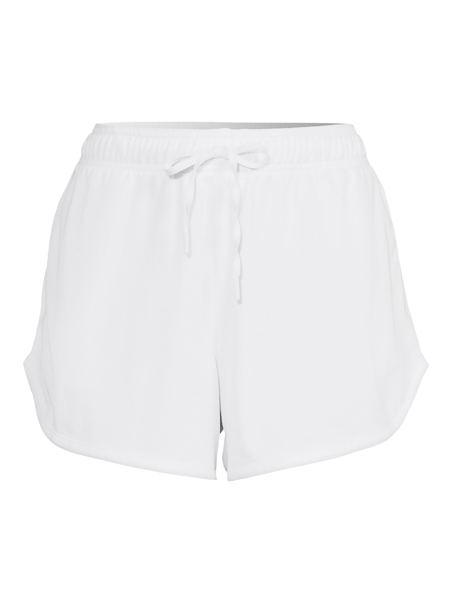 Athletic Works Women's High Rise Pull On Mesh Shorts