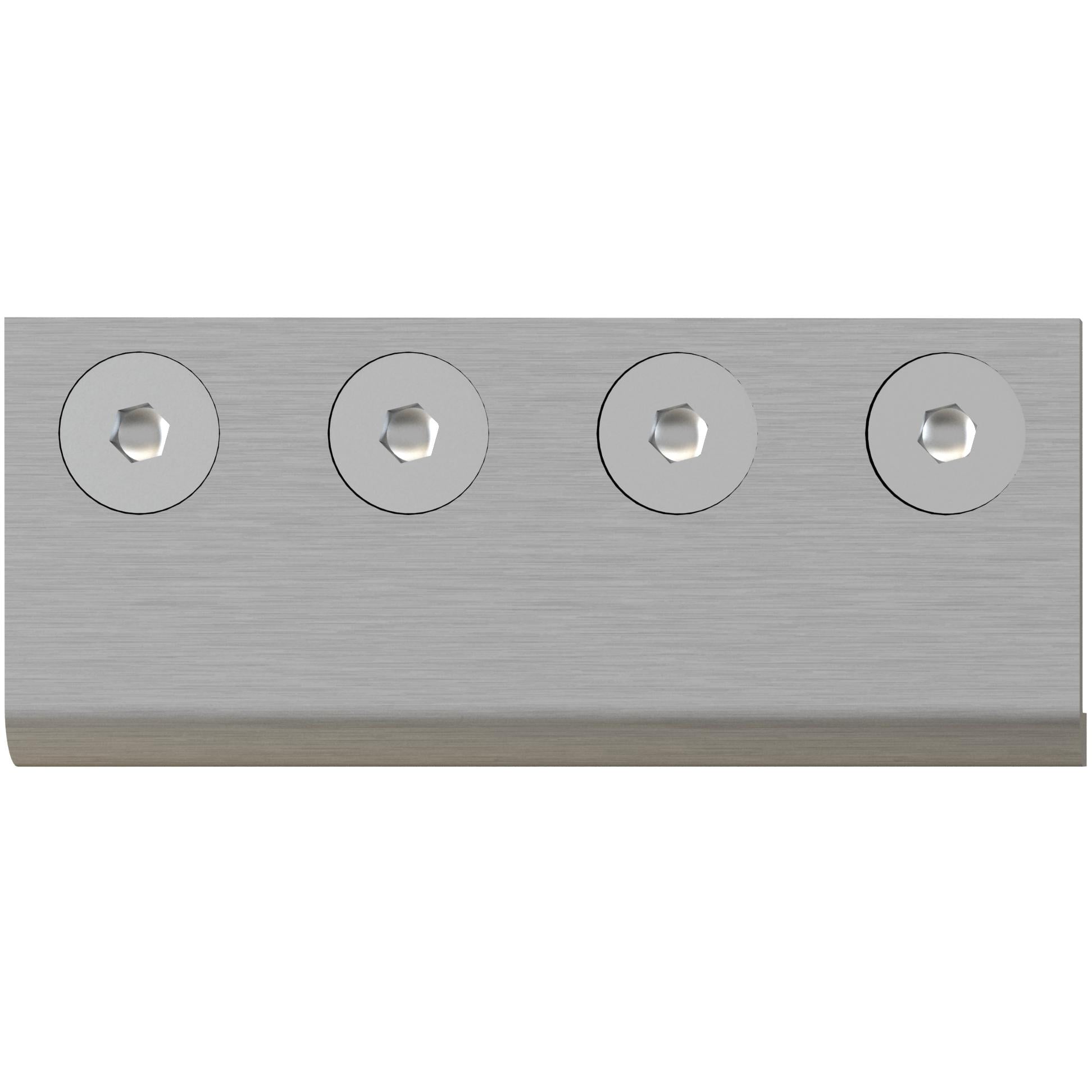 Kwikset 85072-690 Deadbolt Strike Plate - 1" X 2-1/4", Square Corner, Oil Rubbed Bronze Finish