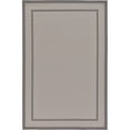 thumbnail image 1 of Unique Loom Outdoor Border Solid Tonal Rug 5' 3 x 8' Rectangle Gray/Dark Gray, 1 of 4